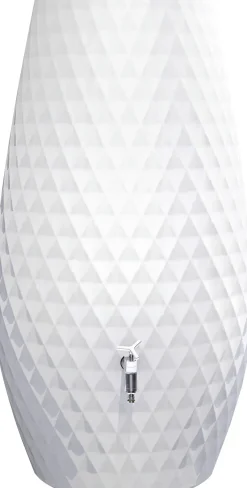 Garantia Regentonne Triagon 2in1 oval inkl. Pflanzschale 230 L arctic