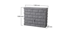 Garantia Regenwasser-Wand-Tank Rocky Junior 300 l