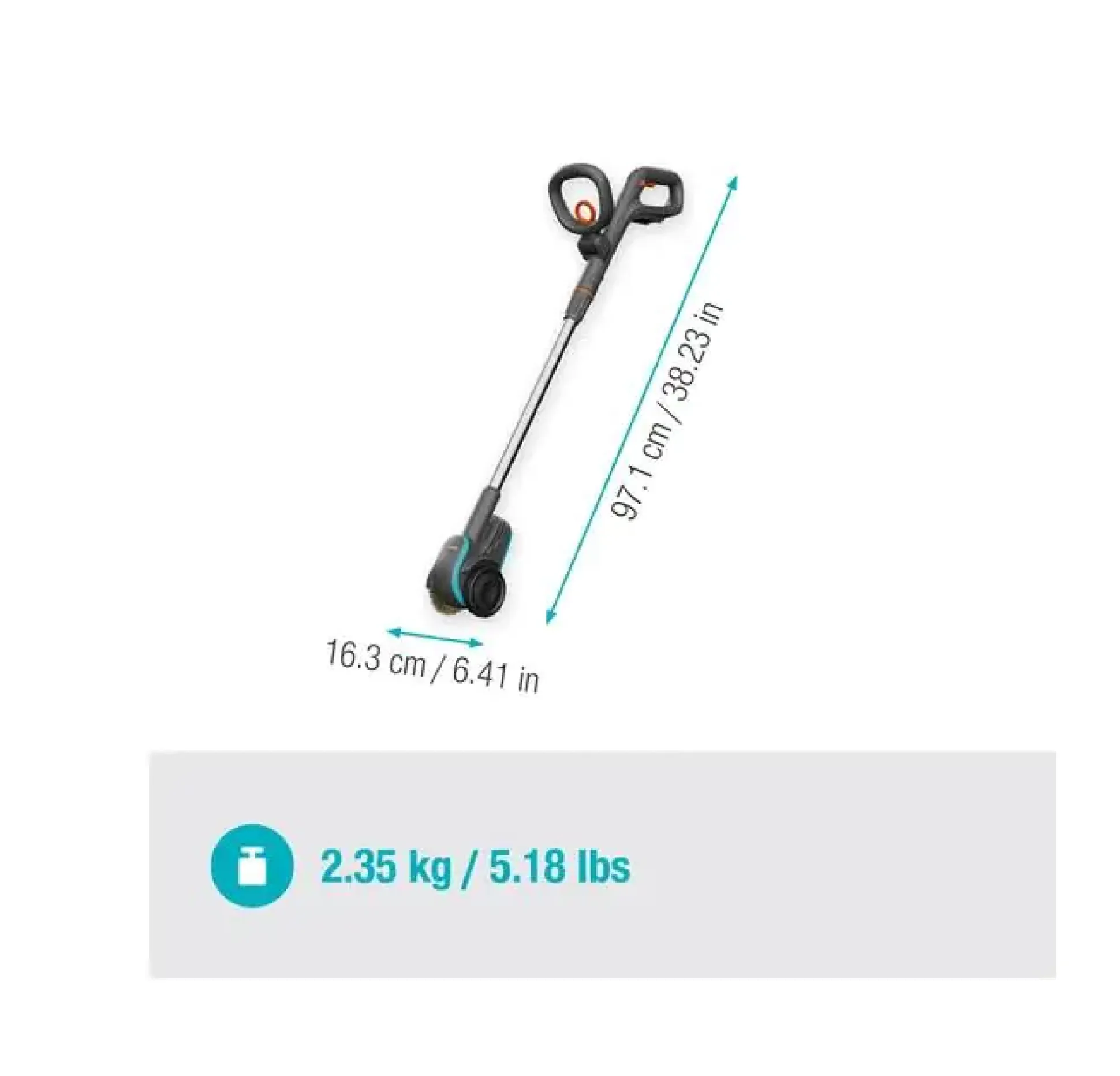 Gardena Akku-Fugenbürste EasyWeed 1800/18V P4A solo