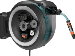 Gardena Akku-Wand-Schlauchbox PowerRoll XL solo mit 35 m Schlauch
