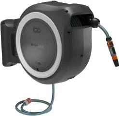 Gardena Akku-Wand-Schlauchbox PowerRoll XL solo mit 35 m Schlauch