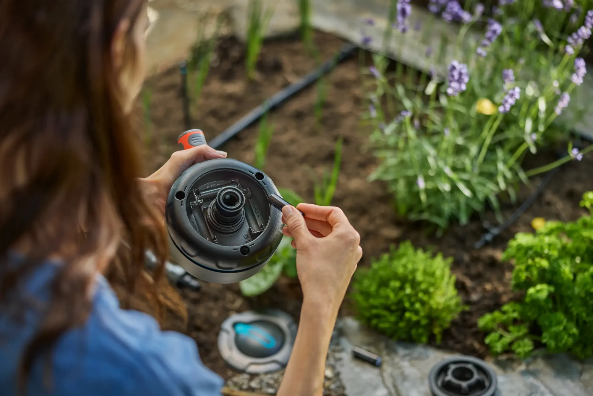 Gardena Bewässerungssteuerung smart Pipeline inkl. Hahn- & Schlauchverbinder