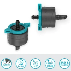 Gardena Endtropfer, 1-8 l/h regulierbar