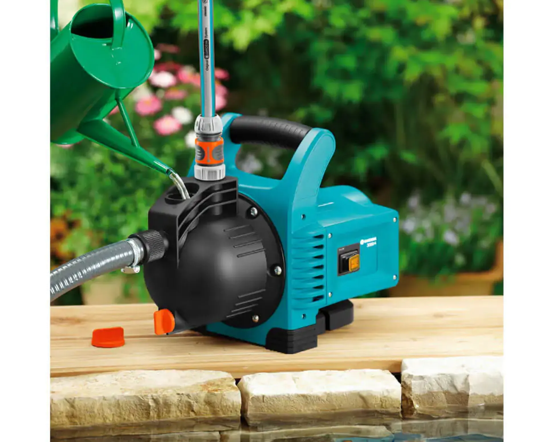 Gardena Gartenpumpe 3000/4 max. Fördermenge: 3.100 l/h, 600 W