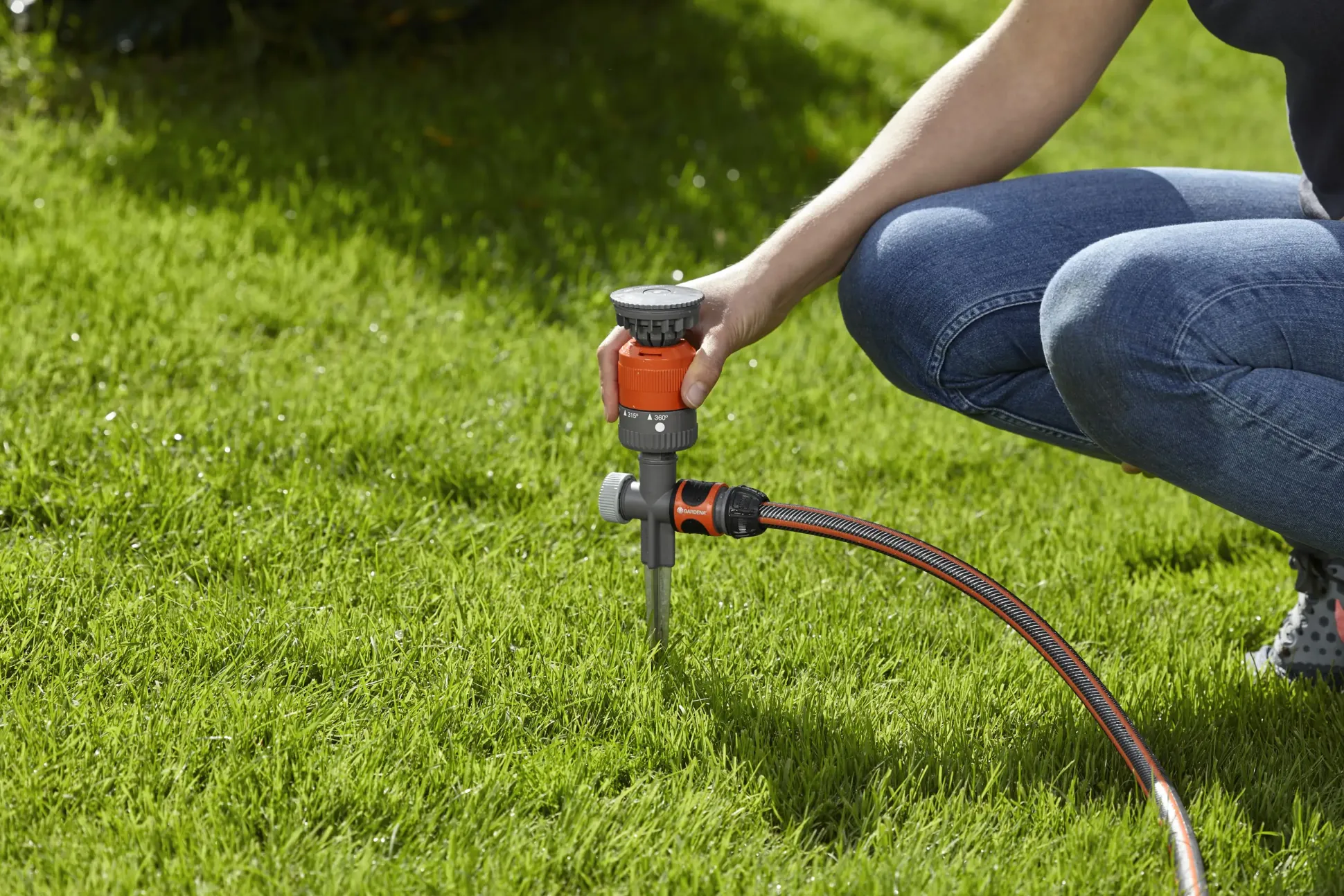 Gardena Kreisregner Vario mit Spike mit Spike