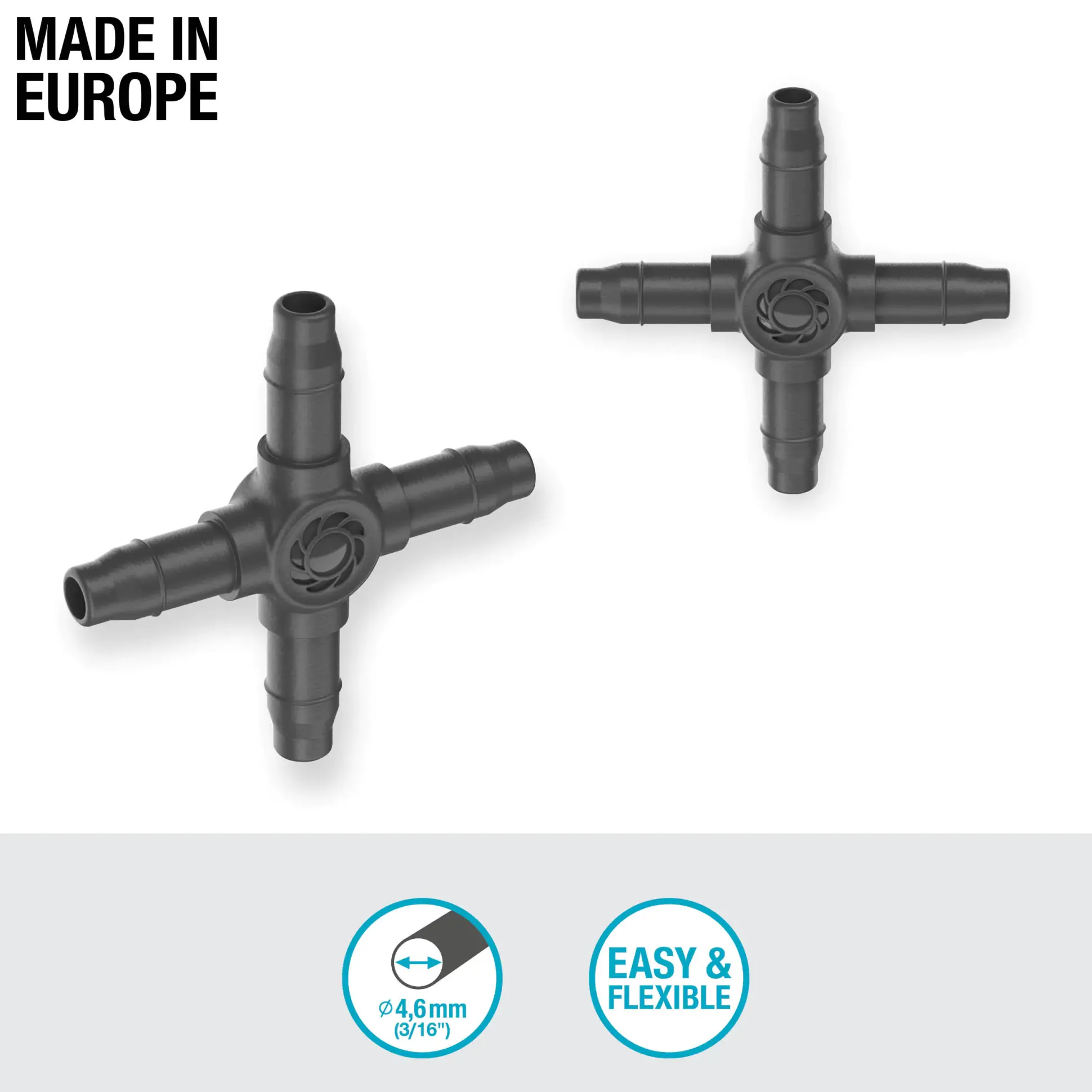Gardena Kreuzstück 4,6 mm (3/16")