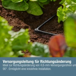 Gardena L-Stück, 4,6 mm (3/16