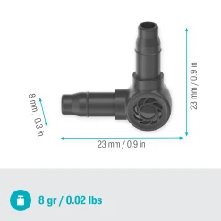 Gardena L-Stück, 4,6 mm (3/16