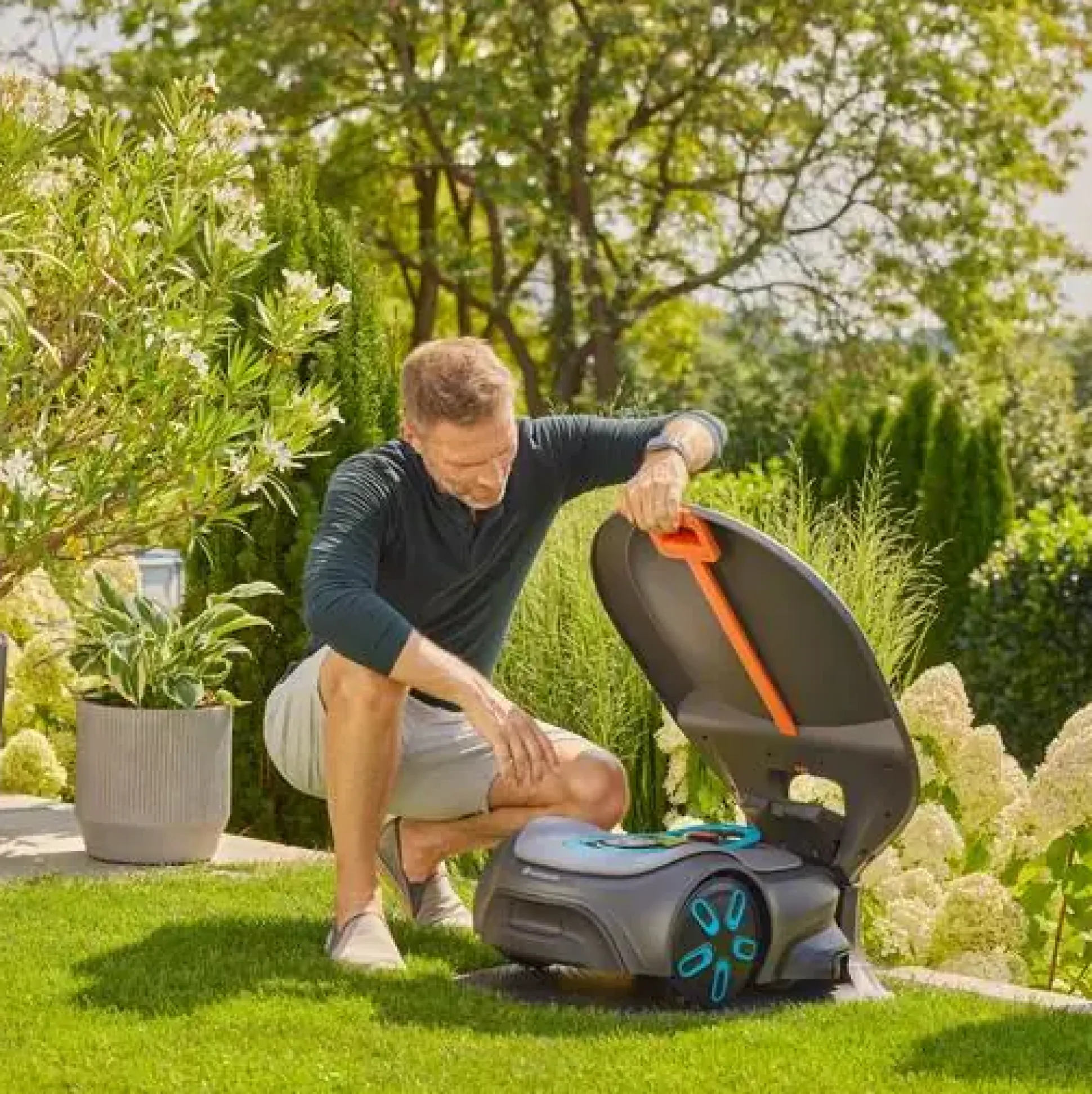 Gardena Mähroboter-Garage für SILENO pro/max/free