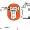 Gardena Pumpen-Vorfilter mit 33,3 mm (G 1")-Anschlussgewinde