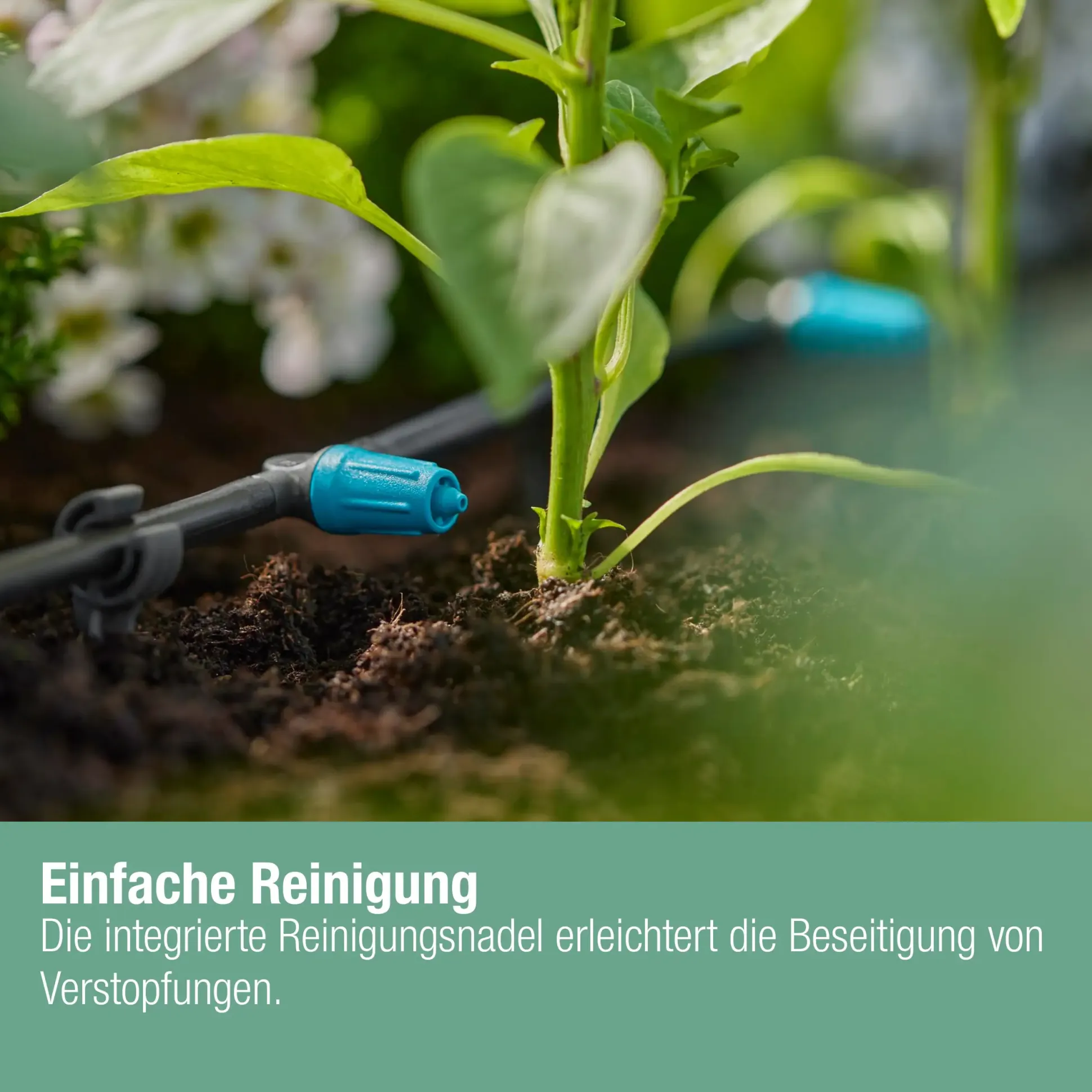 Gardena Reihentropfer, 0-15 l/h regulierbar