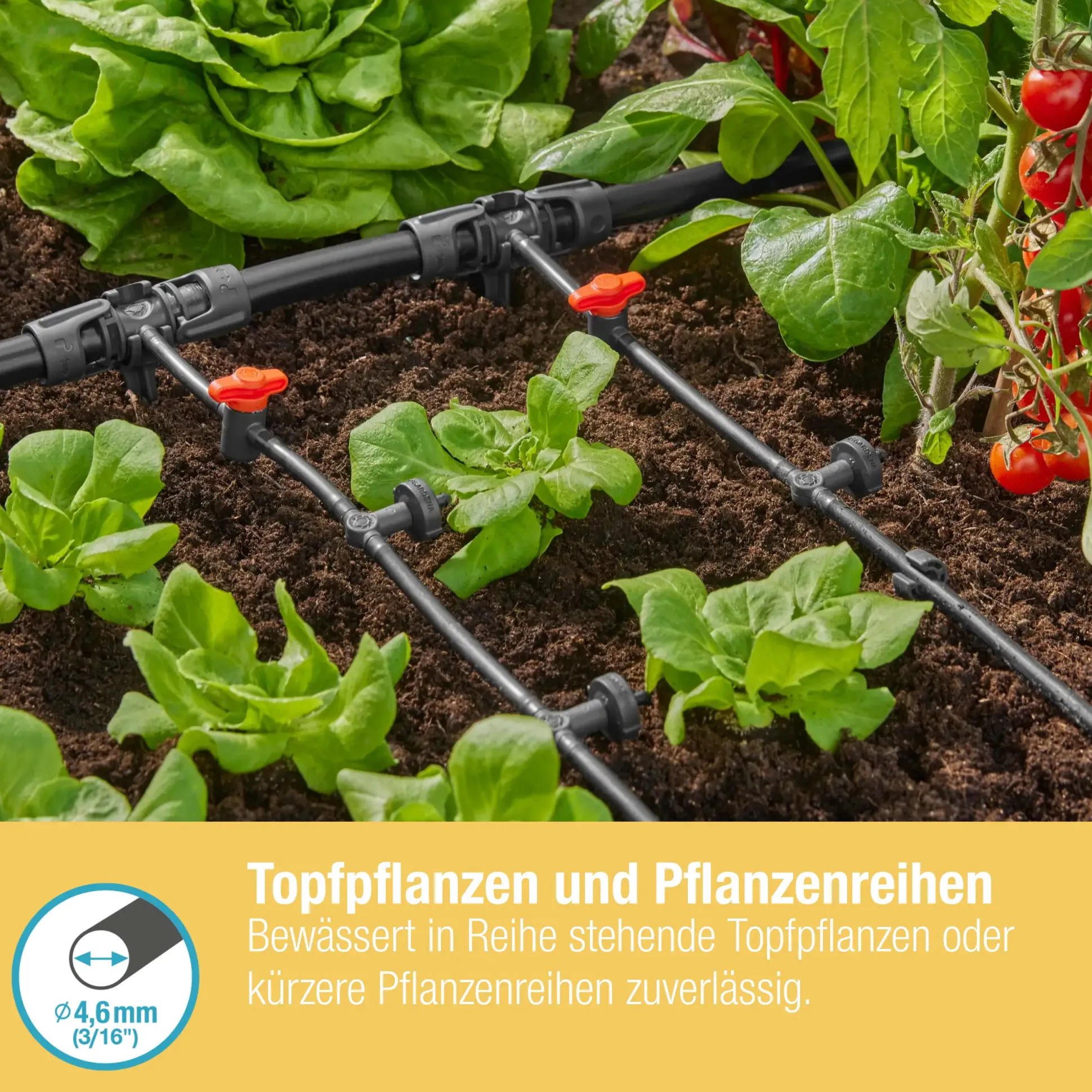 Gardena Reihentropfer, 2 l/h druckregulierend