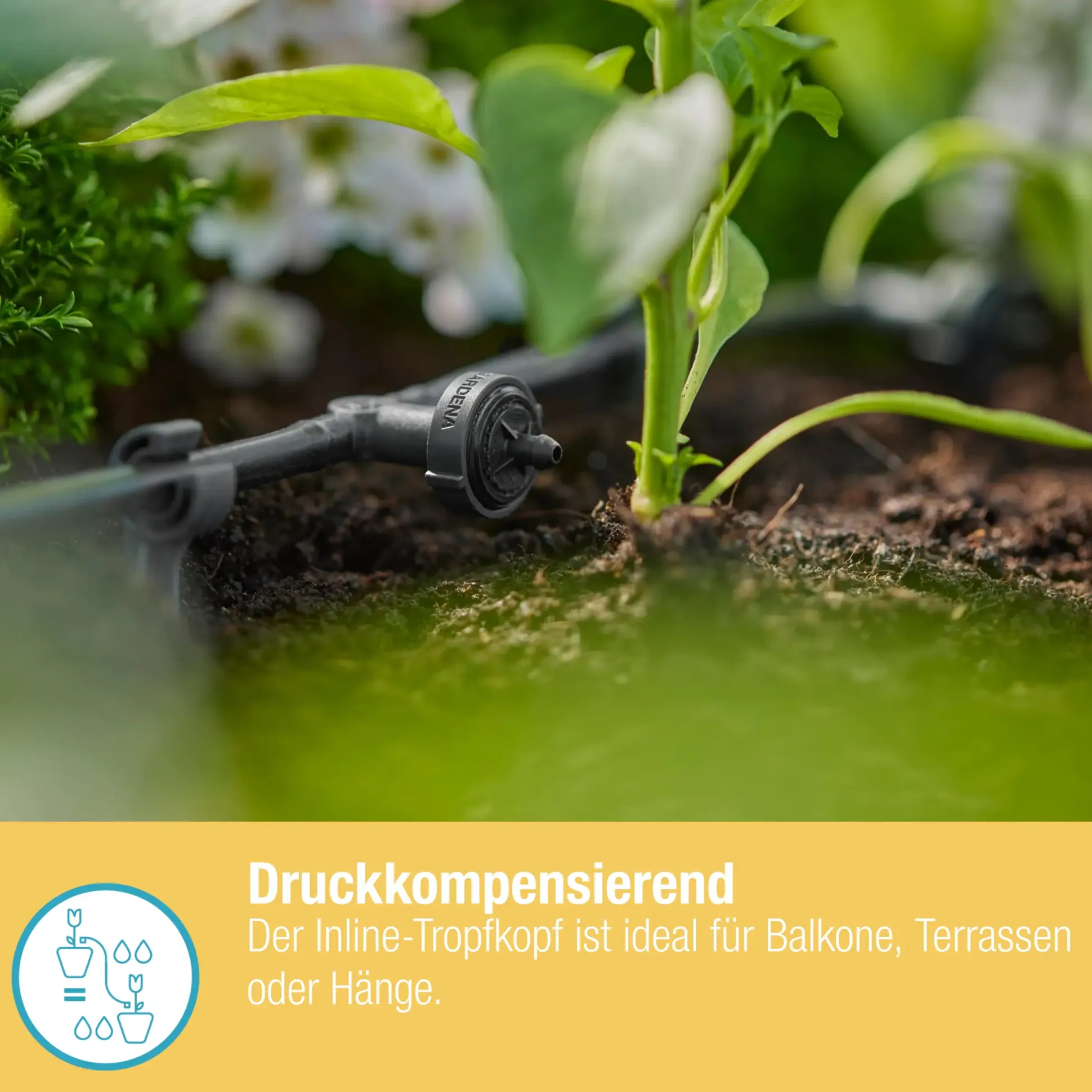 Gardena Reihentropfer, 2 l/h druckregulierend