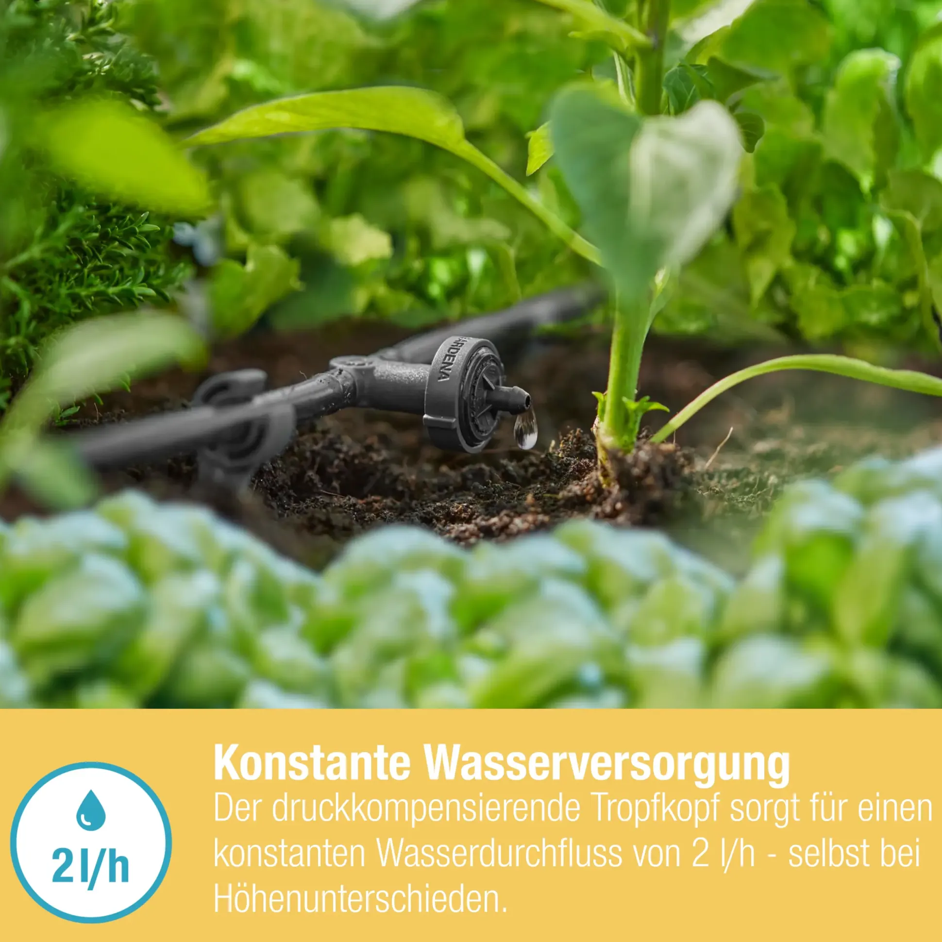 Gardena Reihentropfer, 2 l/h druckregulierend