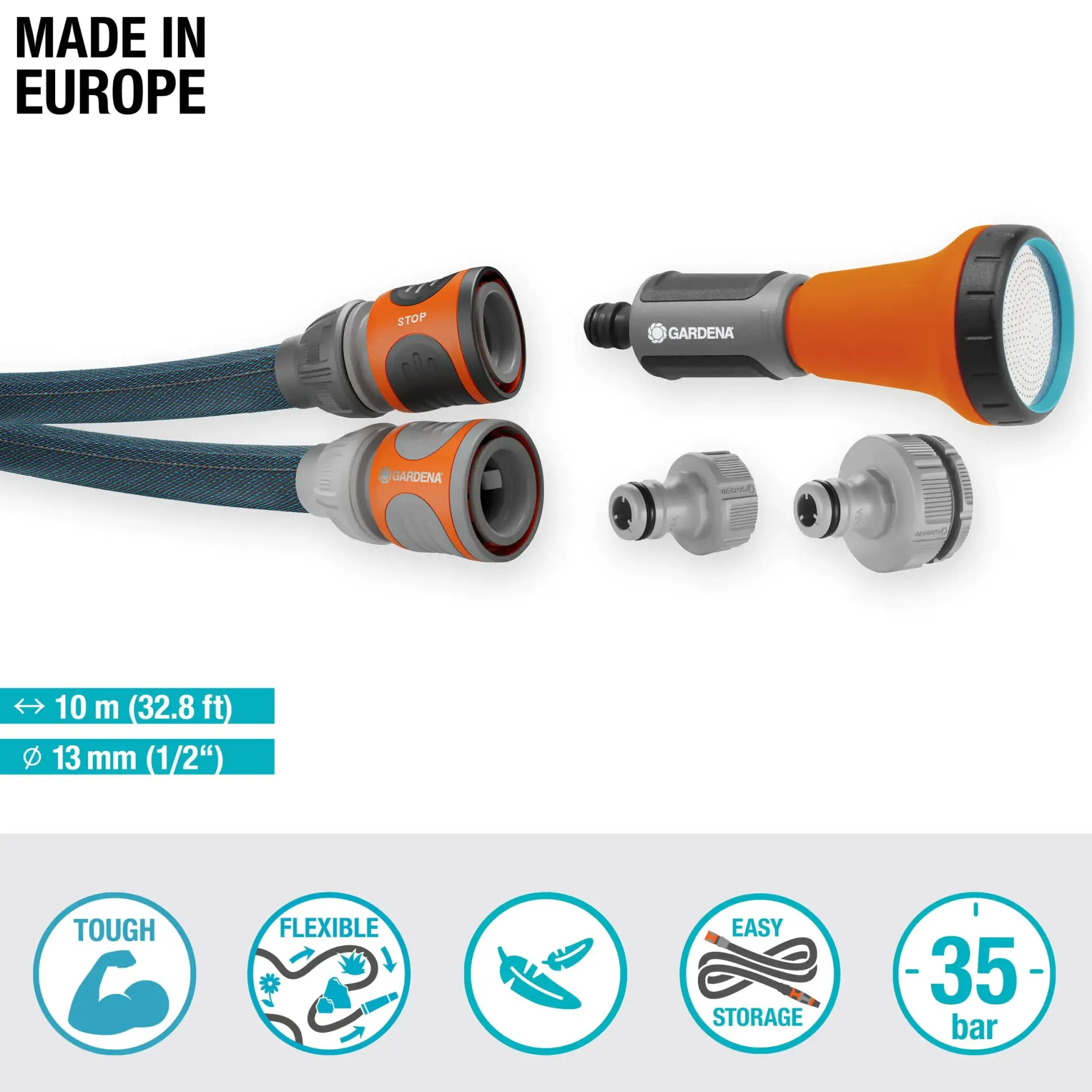 Gardena Textilschlauch Liano Xtreme, 13 mm (1/2") 10 m