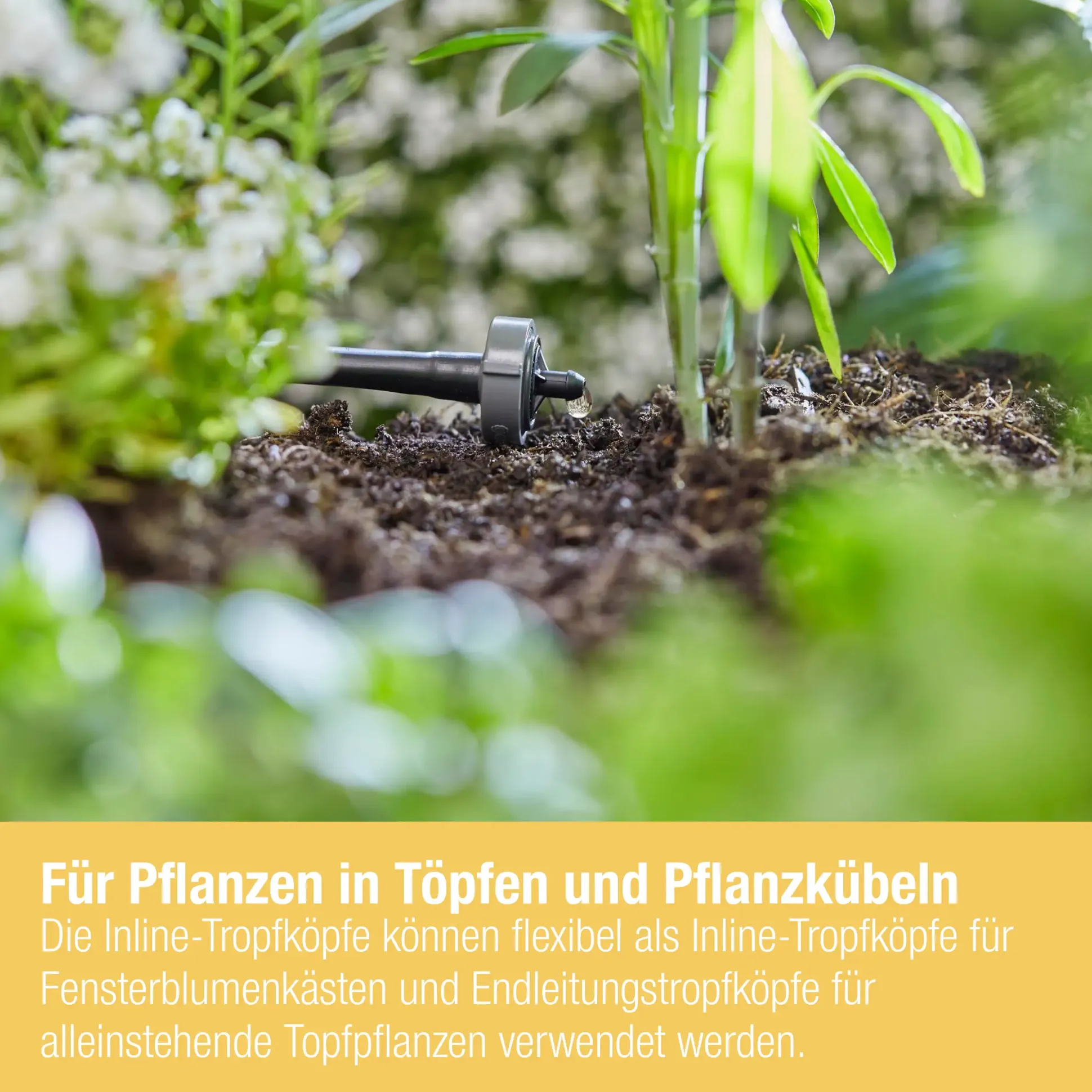Gardena Tropfbewässerung Set Balkon 15 Topfpflanzen