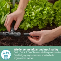 Gardena Tropfbewässerung Set Gemüse/Blumenbeet bis zu 60 m²