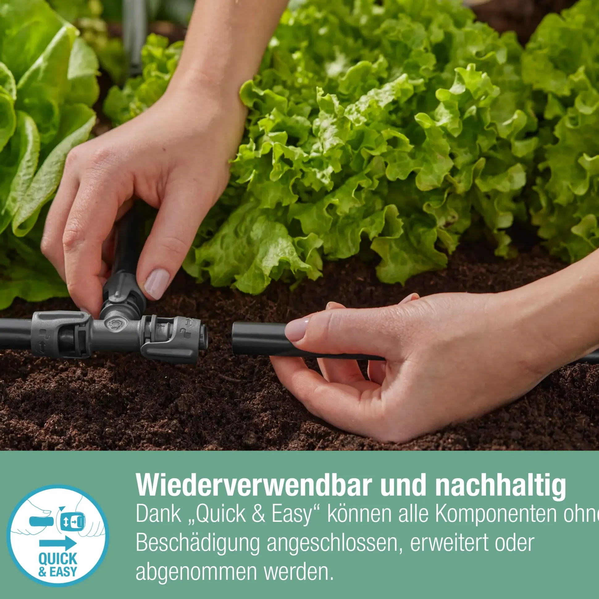 Gardena Tropfbewässerung Set Gemüse/Blumenbeet bis zu 60 m²
