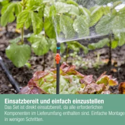 Gardena Tropfbewässerung Set Gemüse/Blumenbeet bis zu 60 m²