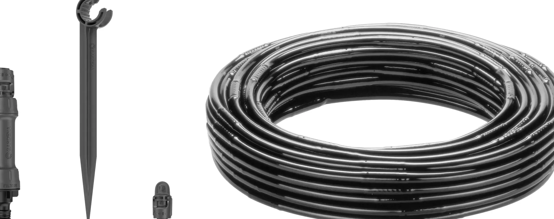 Gardena Tropfbewässerung Set Hecke/Sträucher 25 m