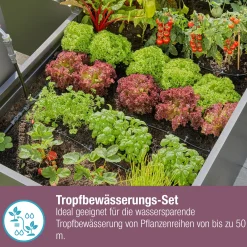 Gardena Tropfbewässerung Set Hecke/Sträucher 50 m