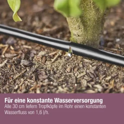 Gardena Tropfbewässerung Set Hecke/Sträucher 50 m