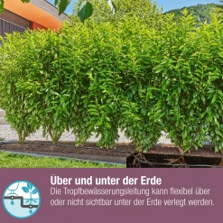 Gardena Tropfbewässerung Set Hecke/Sträucher 50 m