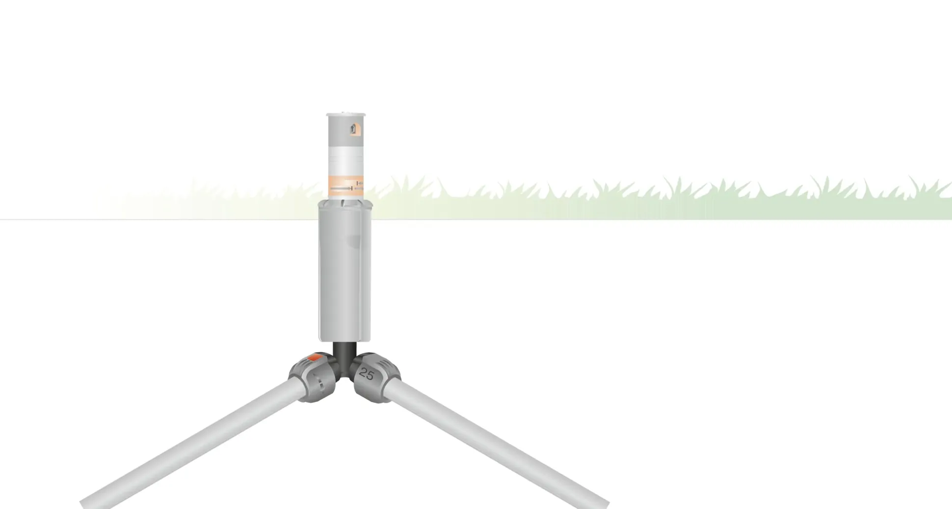 Gardena Winkelstück 25 mm x 3/4" Außengewinde