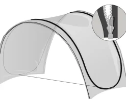 Gardenguard Kälteschutz-Verlängerung für Pflanzentunnel 110 cm
