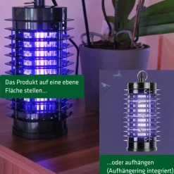 Gardigo Fluginsekten- Vernichter 25 m² mit UV-Licht