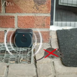 Gardigo Mäusefeindmobil batteriebetriebener Ultraschall-Mäuseschreck