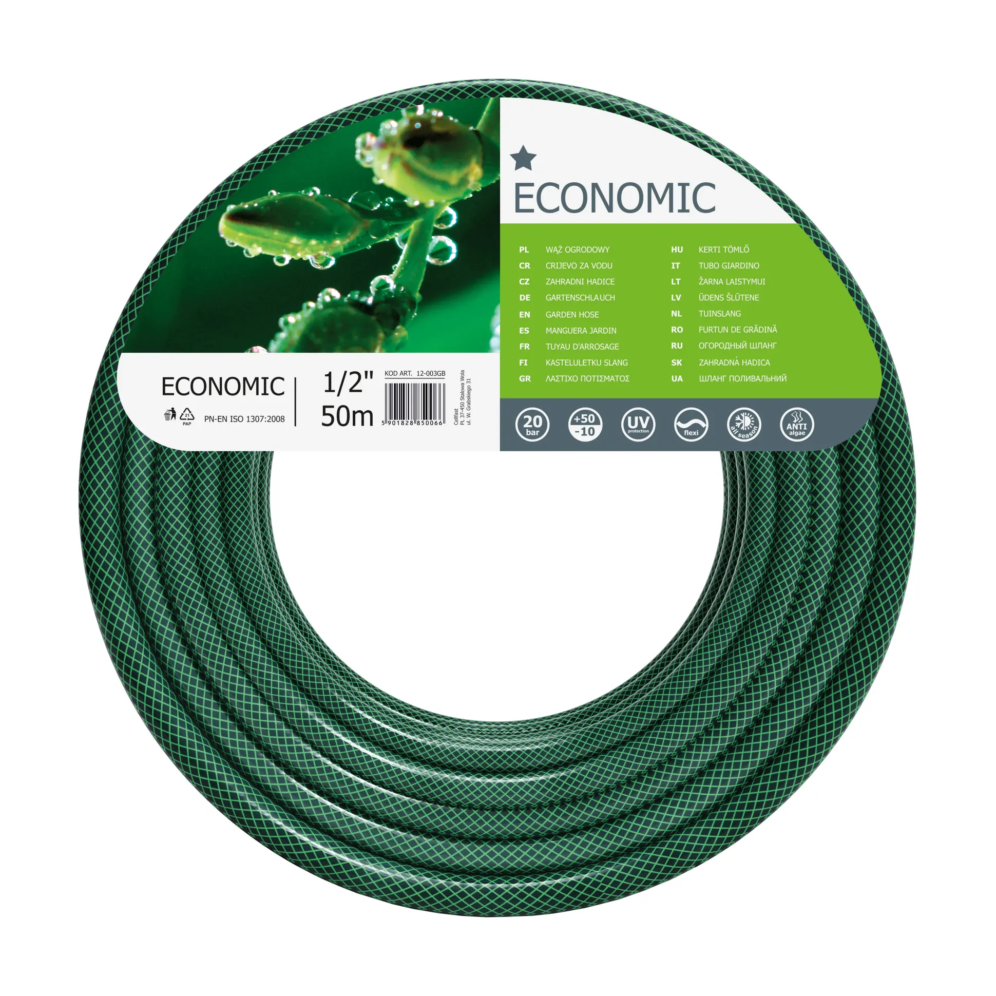 Gartenschlauch Economic 50 m 13 mm (1/2")