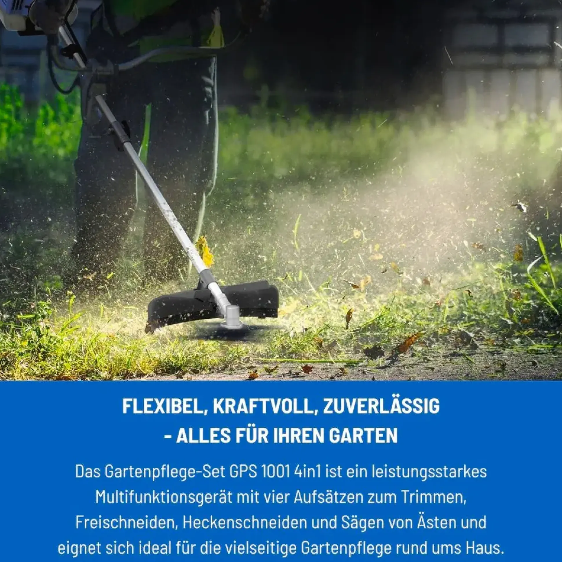 Güde Gartenpflege-Set GPS 1001 4in1