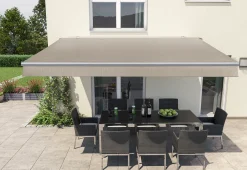 Gelenkarm-Markise Berlin beige Breite 400 cm Ausfall 250 cm