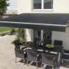 Gelenkarm-Markise Berlin mit Funkmotor anthrazit Breite 400 cm Ausfall 250 cm