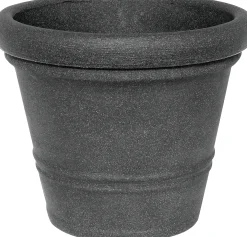 Geli Pflanztopf Milano Ø 45 x 36 cm anthrazit