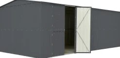 Globel Erweiterungsmodul Metallgerätehaus Worker 125 x 308 x 225 cm anth.