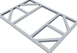 Globel Fundamentbodenrahmen 6 x 4 zu Gerätehaus Skillion 64