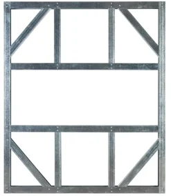 Globel Fundamentbodenrahmen 8 x 8 zu Gerätehaus Dream 88