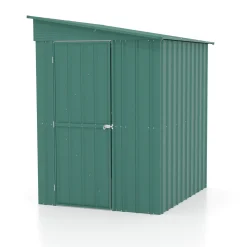 Globel Metallgerätehaus Lean-To 56 155 x 180 x 203 cm jade