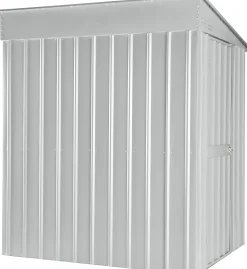 Globel Metallgerätehaus Lean-To 56 155 x 180 x 203 cm silber-metallic