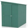 Globel Metallgerätehaus Lean-To 58 155 x 242 x 203 cm jade