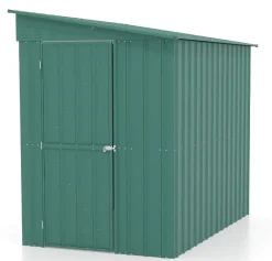 Globel Metallgerätehaus Lean-To 58 155 x 242 x 203 cm jade