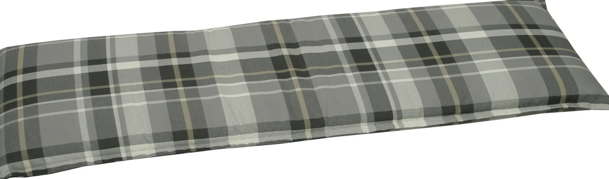 Go-De Bankauflage 146 x 48 x 6 cm grau-kariert