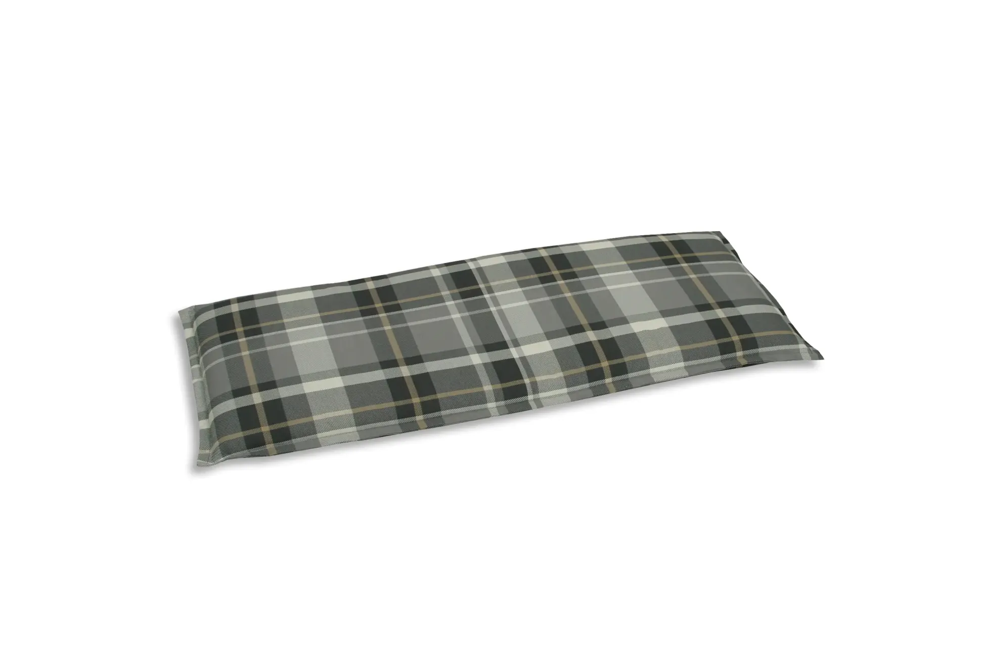 Go-De Bankauflage 115 x 48 x 6 cm grau-kariert