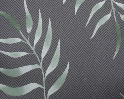 GO-DE Gartenstuhlauflagen niedriglehner 100 x 50 x 7 cm Blumen-Motiv anthrazit