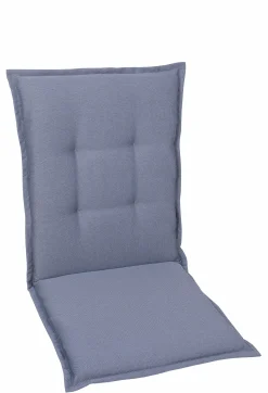 GO-DE Gartenstuhlauflagen mittellehner 108 x 50 x 7 cm blau
