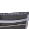 GO-DE Hochlehner-Auflage 118 cm x 48 cm x 5 cm, grau, anthrazit