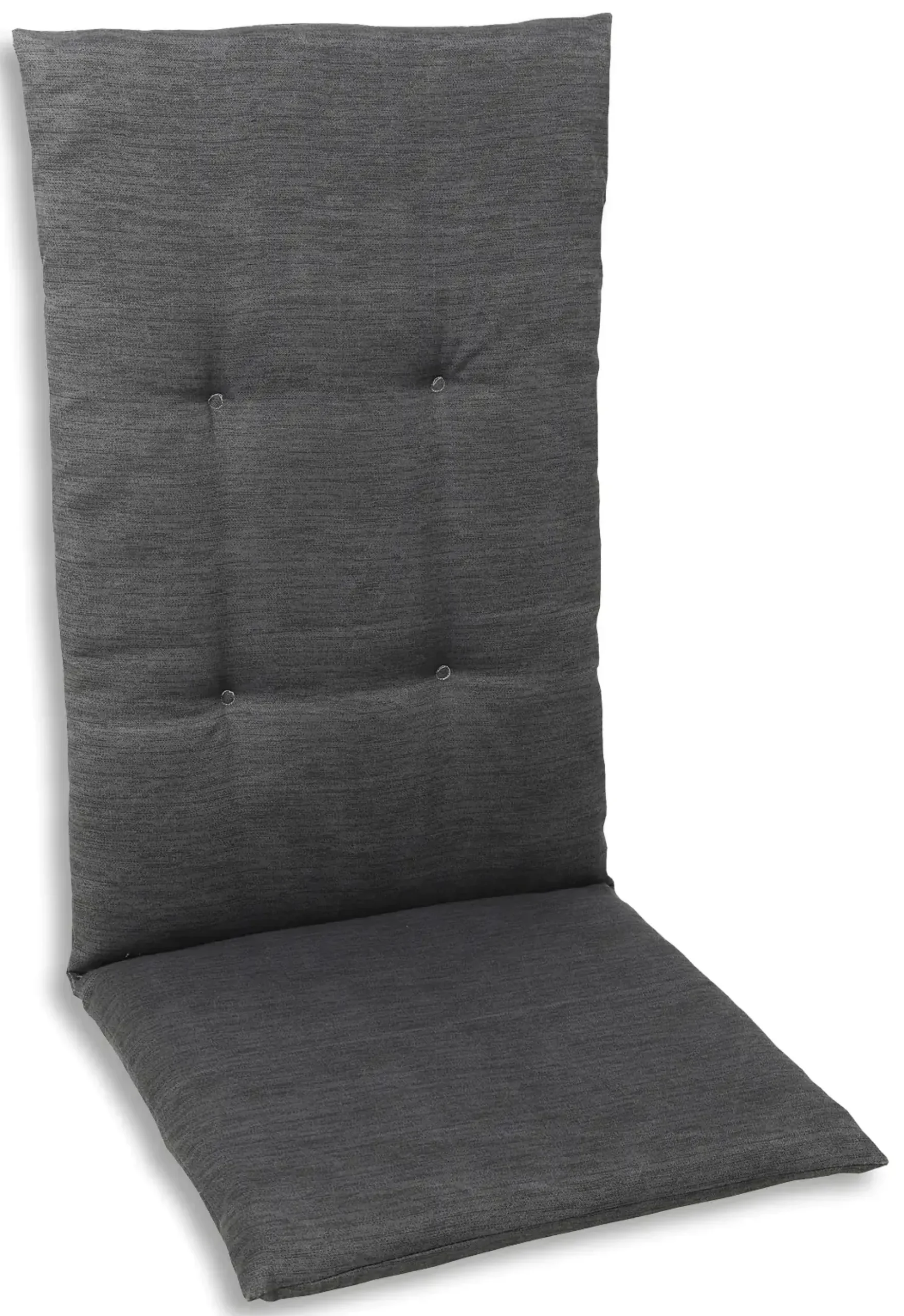 GO-DE Hochlehner-Auflage 118 cm x 48 cm x 5 cm, grau