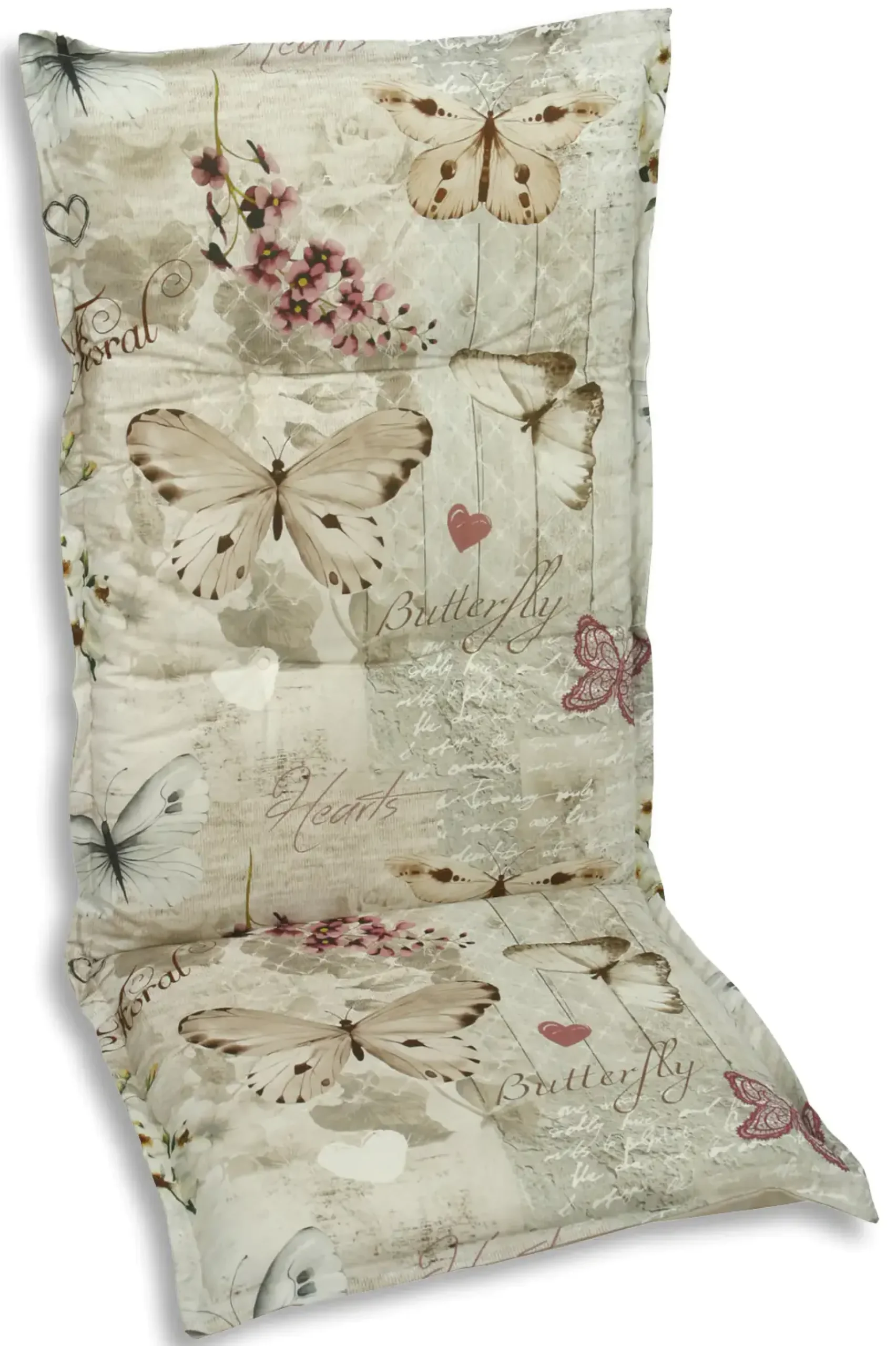 GO-DE Hochlehner-Auflage 120 cm x 50 cm x 6 cm, beige